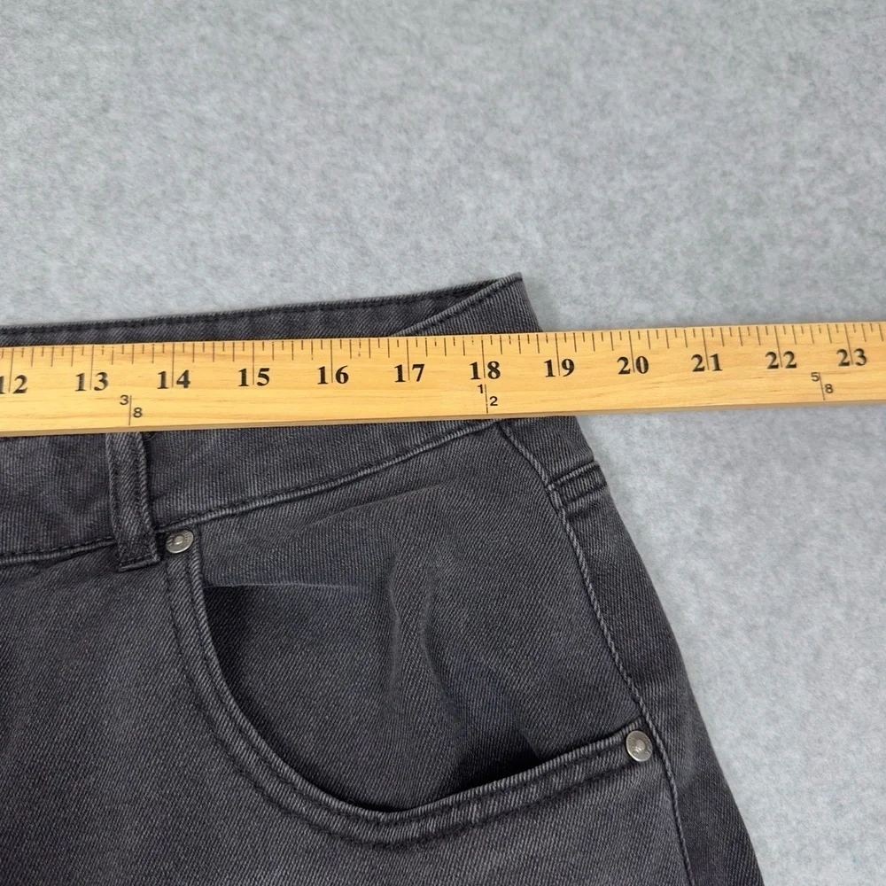 Madden NYC Jeans Womens 18‎ Gray Drawstring Cropped Streetwear - Picture 5 of 11